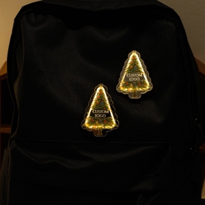 Illuminated Acrylic Badge for Christmas RFGTZ050