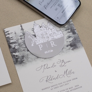 Vintage Chronicle NFC Invitation RNFCI011