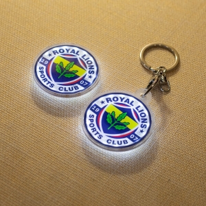 Round Illuminated Acrylic Badges For Sports Clubs RFGTZ010