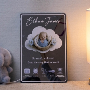 Personalized LED Newborn Photo Keepsake Gift RFGPS017