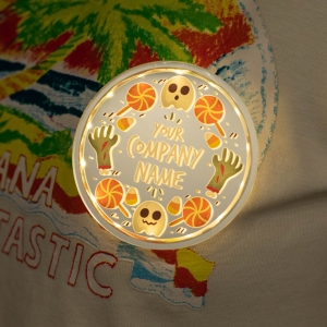 Round LED Acrylic Badges Halloween RFGTZ034