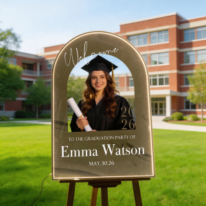 Light Up Graduation Party Sign with Custom Photo RFGBC063