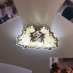 LED Luxury Monogram STD Magnets for Wedding RFGT008