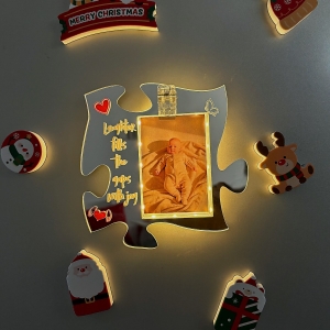Magic Glow Puzzle Frame - Stick, Build, and Light Up Your Photos-GLS0036