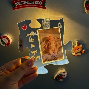 Magic Glow Puzzle Frame - Stick, Build, and Light Up Your Photos-GLS0036