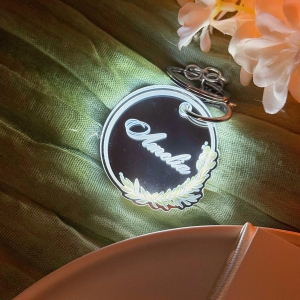 LED Leafy Name Keychain RFGT038