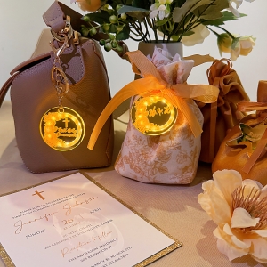 First Holy Communion Invitation with Glow Tag RACRL051