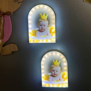 LED Arch Shape Photo Magnets For Baby Shower RFGT032