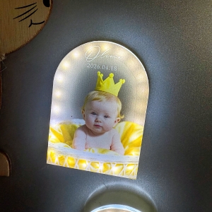 LED Arch Shape Photo Magnets For Baby Shower RFGT032