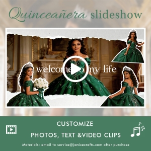 Emerald Green Quinceañera Opening Video RSL006