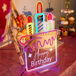 Lovely Glowing Birthday Centerpiece RYZX015