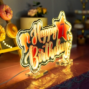 Cute 3D Barbie Theme Birthday Glowing Centerpiece RYZX013