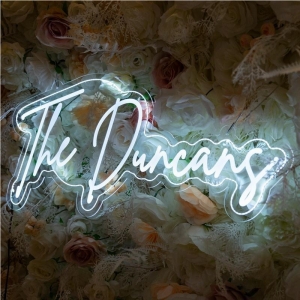 Stand out with a Personalized Last Name neon sign, RGB lighting included RFGBC036