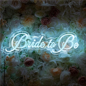 Vibrant Bride to Be sign, lighting up your engagement RFGBC041
