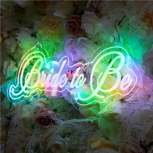 Vibrant Bride to Be sign, lighting up your engagement RFGBC041