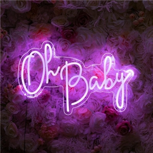 Celebrate new beginnings with a dynamic oh Baby sign RFGBC042