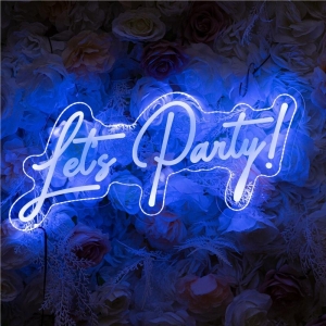 Light up your event with a dynamic neon party sign RFGBC043