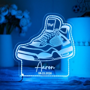 Vibrant Sneaker-Inspired Laser-Carved LED Centerpiece RYZX018