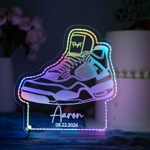 Vibrant Sneaker-Inspired Laser-Carved LED Centerpiece RYZX018