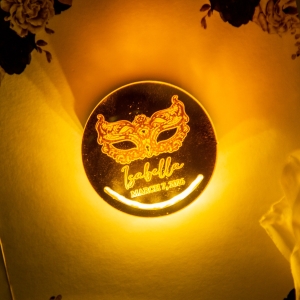 Round Acrylic LED Fridge Magnet RFGT045