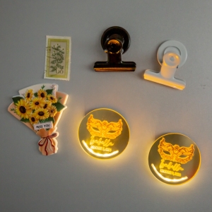 Round Acrylic LED Fridge Magnet RFGT045