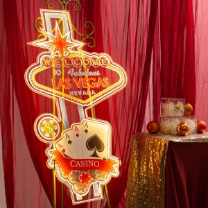Reusable Las Vegas Casino Luminous Welcome Sign RFGBC001