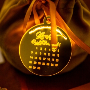LED Calendar Love Tag RFGT041