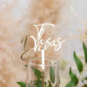 Custom Wedding Stirres Sticks with Family Name RCNSD003