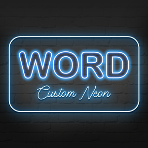 Custom Text neon