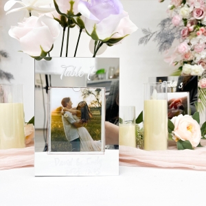 LED Photo Frame Flower Box Wedding Table Number RYZX037