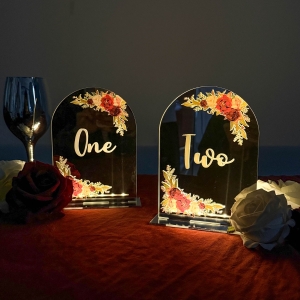 LED Floral Table Number RFGZ007