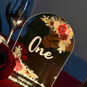 LED Floral Table Number RFGZ007