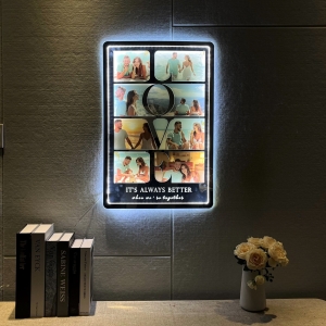 LED Love Photo Collage Anniversary Gift For Him or Her RFGPS013