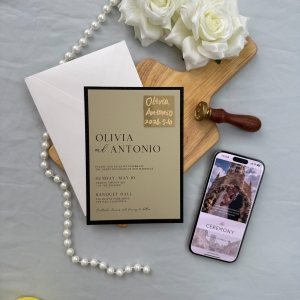 NFC Moment Wedding Invitation RNFCI009