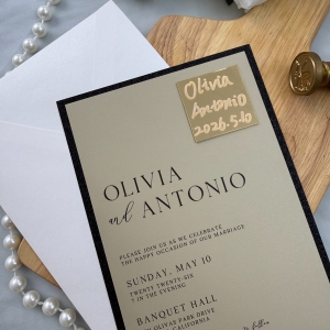 NFC Moment Wedding Invitation RNFCI009