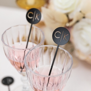 Custom Laser Cut Wedding Drink Stirrers RCNSD016
