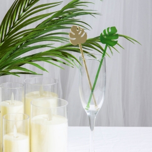 Tropical Leaf Style Drink Stirrers RCNSD022