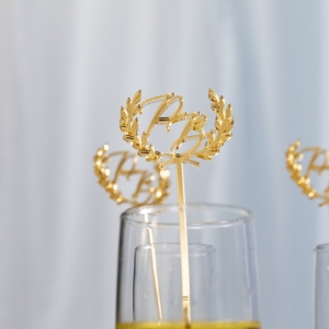 Custom Drink Stirres Sticks with Monogram RCNSD011
