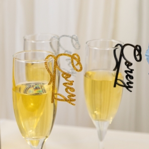 Hanging Custom Drink Name Tags for Glasses RCNSD012