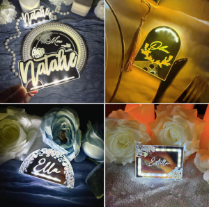 LED Place Card Samples RFGPS