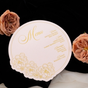 Fancy Shape  Flat Menu Card RDPM017