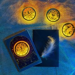 Zodiac LED Birthday Cards For Cancer GLG022