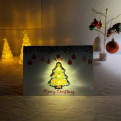 Luminous Christmas Cards Christmas Tree GLG023