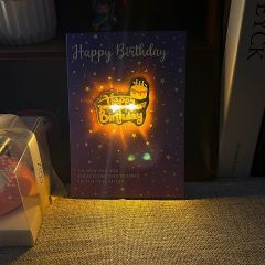 Birthday Cake Greeting Card Luminous Cake GLG026