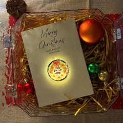 Christmas Wreath LED Christmas Card GLG027