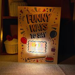 Funny LED Birthday Card Birthday Greetings GLG029