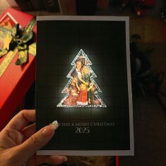 Christmas Tree LED Photo Greeting Card GLG033