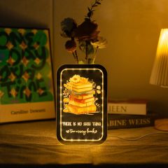 Led DIY Luminous Flower Vase For Book Lovers Gift GLS001