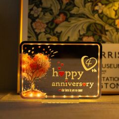 Happy Anniversary LED Greeting Cards Anniversary Gift GLG001