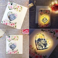 Happy Mother's Day LED Sticker Greeting Card GLG014